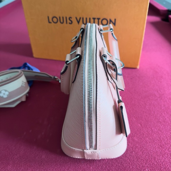 Louis Vuitton Alma BB Epi Shoulder Bag Pink - Picture 7 of 12